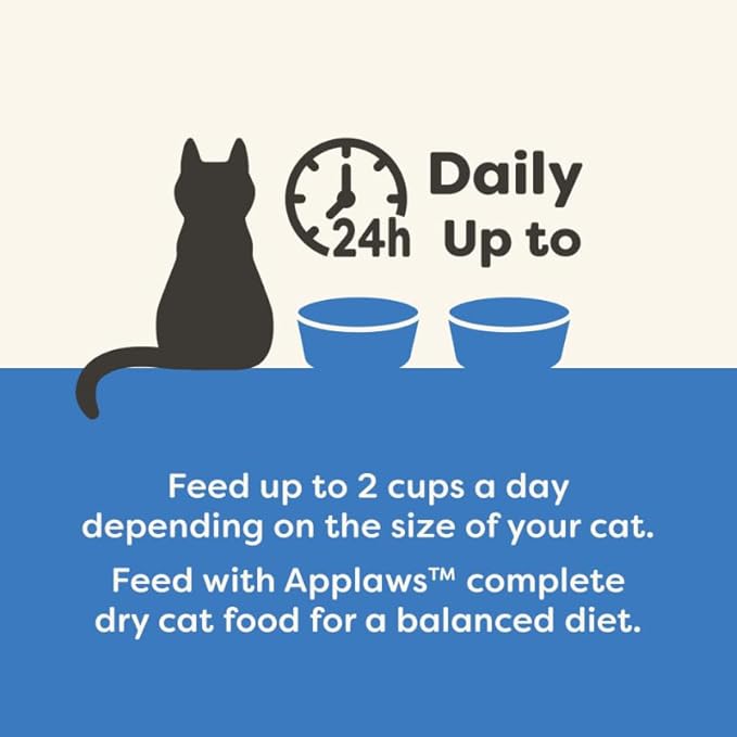 Applaws Natural Wet Cat Food in Broth, Limited and Natural Ingredients, High Protein with No Artificial Additives, Tuna Fillet & Salmon in Broth (10 x 2.12 oz Easy-Open Cups)