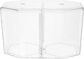 POPETPOP Mini Acrylic Fish Breeding Tank: Transparent Fish Breeding Box with Divider - Small Aquarium for Shrimp
