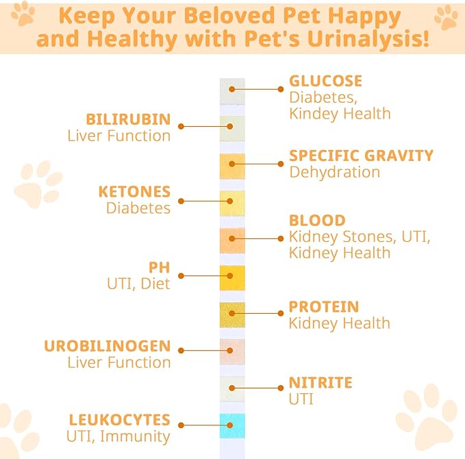 Nuanchu 4 Pcs Dog Urine Collection Kit Includes Pet & Cat Telescopic Urine Sample Collection, Pee Test Strips, Reusable Spoons and Cups for Veterinary Supplies