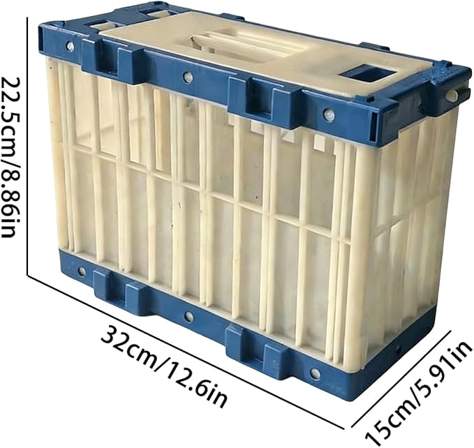 Pigeon Cage, Pigeon Travel Carrier, 32x15x22.5cm, Breathable Bird Cage with Lock, Professional Racing Crate, Training Transport Box, for Parakeet Release Competition Outdoor