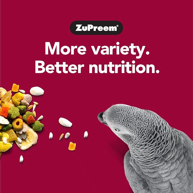 ZuPreem Bundle FruitBlend Flavor Pellets & Sensible Seed for Medium Birds, 2 lb (Pack of 2) - Essential Nutrition & Enriching Variety