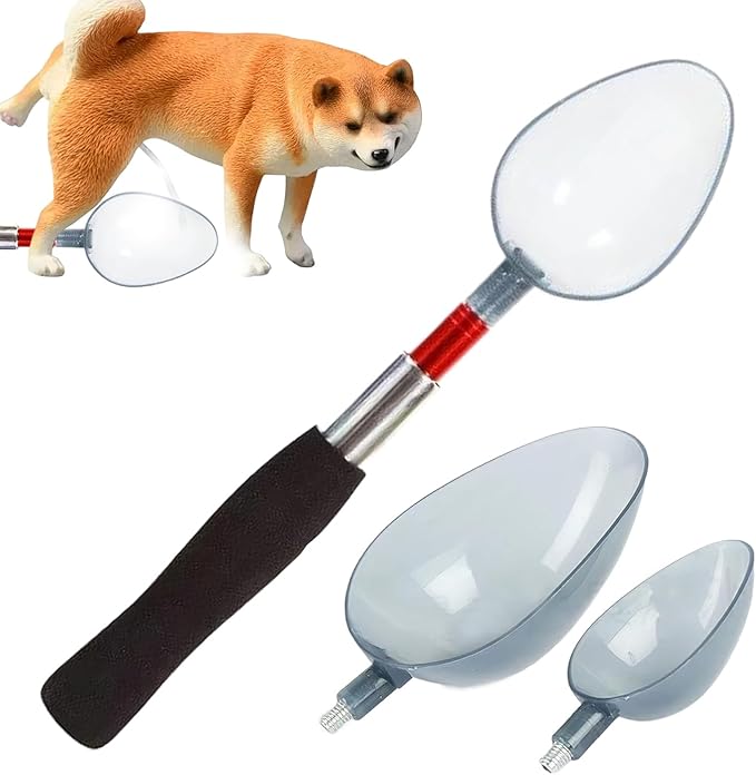 Telescopic Dogs Urine Pickup – Adjustable Long Reach Collector, Compact Portable Construction, Quick Assemble Design | 100g Puppy Waste Removal Tool for Backyard Patio Indoor Apartment Travel Use