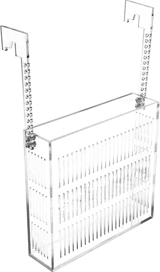Fish Breeding Box Acrylic Incubator Tank with Hanging Design, Medium Aquarium Nursery for Fry and Guppy Fry Isolation in Home Aquariums
