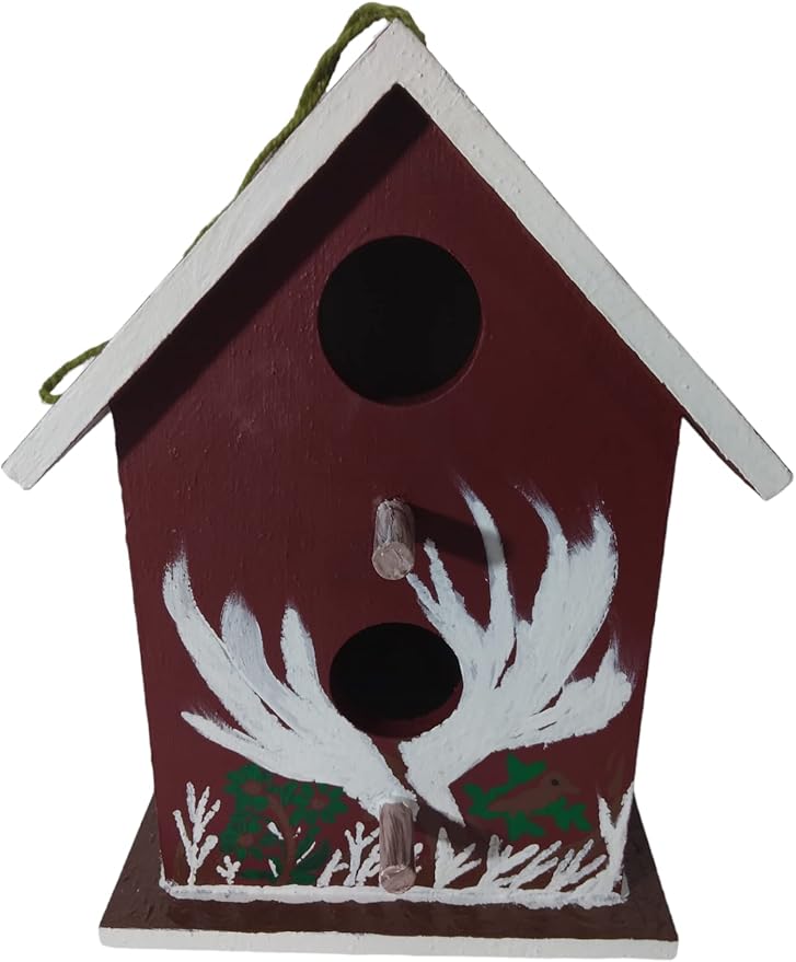 unique blue bird house outdoor