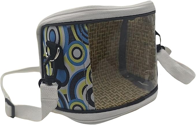 Bird Cage, Breathable Mesh Top, 16x9x13cm, Lovebirds Enclosure, Cockatiel Carrier, Secure Zipper System, for Vet Visit, Short Trips, Walking, Pet Parents, Travelers