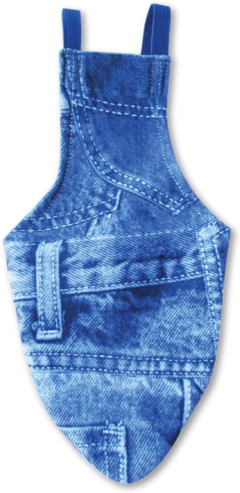 Avian Fashions FeatherWear FlightSuit JrSmall(3) Bird Diaper in Denim Print