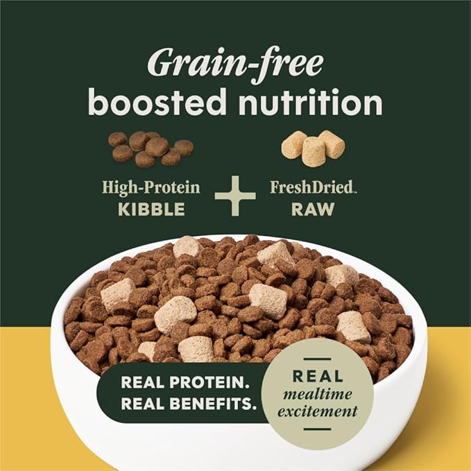 Instinct RawBoost Small Breed, Natural Dry Dog Food with Freeze-Dried Pieces, High Protein, Grain-Free Recipe - Real Chicken, 3.5 lb. Bag