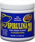 Zoo Med Laboratories AZMAFS1 Aquatrol Spirulina 20 Flake, 1-Ounce