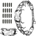 Quick - Release Dog Collar, Metal Leash Collar for Small Dogs, Medium Dogs, Large Dogs (XL(23-26" Neck))