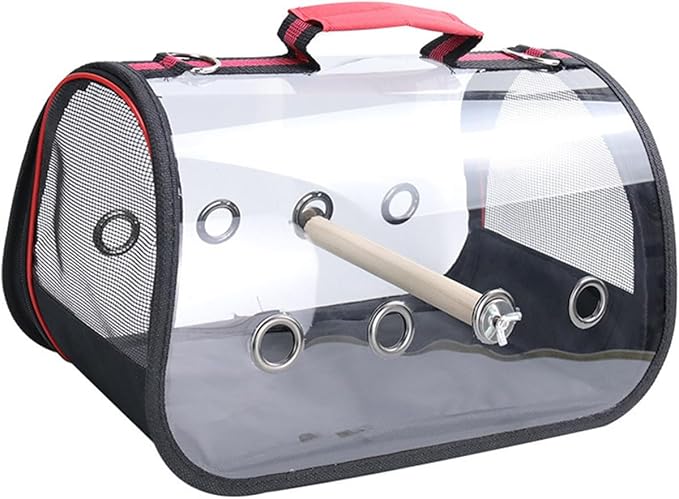 Bird Carrier Portable,Lightweight Breathable Parrot Outgoing Bags,Small Pet Carrier Bag with Shoulder Strap,Bird Rat Guinea Pig Squirrel Carrier_M