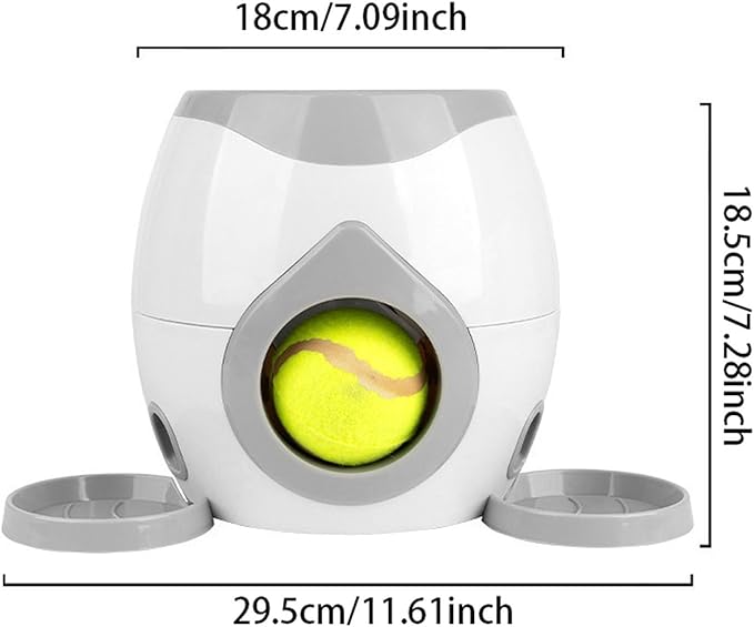 Automatic Ball Launcher for Dogs, Tennis Balls Launchers for Dogs, Interactive Dog Toys Tennis Balls Launcher for Small Dogs, Dog Fetch Ball Thrower for Indoor/Outdoor Playing (A)