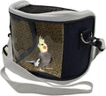 Lovebirds Carrying Bag - Clear Window Pouch, Parrot Travel Tote, Trainer Volunteer Gear, Animal Lover Accessory | Lightweight Lovebirds Carrying Bag with Transparent Window for Outdoor Short Trips