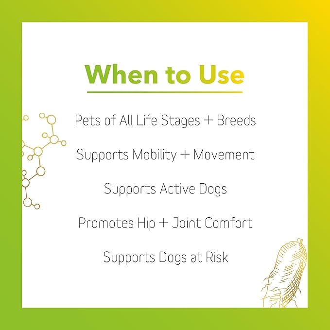 InClover Connectin Natural Hip & Joint Supplement for Dogs with Glucosamine, Chondroitin & Hyaluronic Acid - Soft Chew for Dog Mobility, Comfort & Active Lifestyle Support, 20 Count