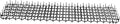 HouseVibe Cat Deterrent Mat with Spikes Anti Climbing Prickle Strips Animal Barrier for Garden Walls Outdoor 8.27x6.30 inch