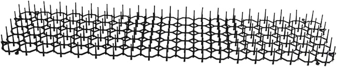 Cat Deterrent Mat with Spikes Anti Climbing Prickle Strips Animal Barrier for Garden Walls Outdoor 8.27x6.30 inch