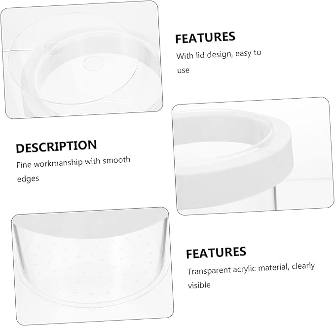 NOLITOY 3pcs Floating Aquarium Breeding Box Removable Cover Fish Separator for Fish Acrylic Tank for Home Efficient Hatching Box