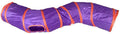 Cat Tunnel for Indoor Cats Interactive, Rabbit Tunnel Toys, Pet Toys Play Tunnels for Cats Kittens Rabbits Puppies Crinkle Pop Up 47" Shape S