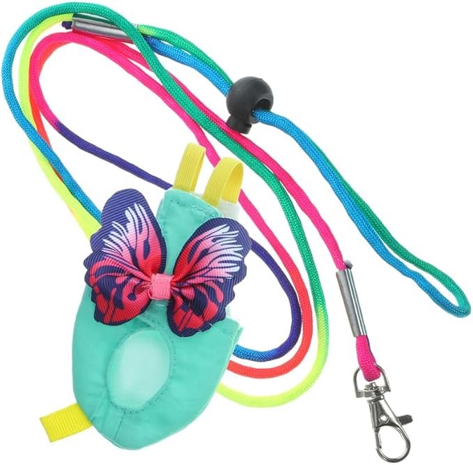 POPETPOP Bird Diaper Harness and Leash Parrot Flying Clothes Suit Reusable Breathable Cloth for Small Parakeets Cockatiels and Lovebirds Flight Protection