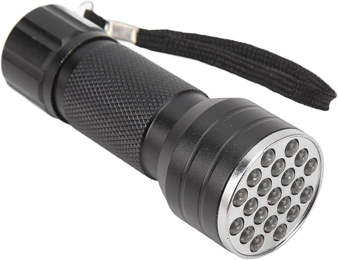 Dioche UV Flashlight Black Light, 21pcs Light Chips LED Pet Urine Detector Lamp for Dog,Cat Urine, Dry, Bed, Matching with Pet Odor, Wholesale Business