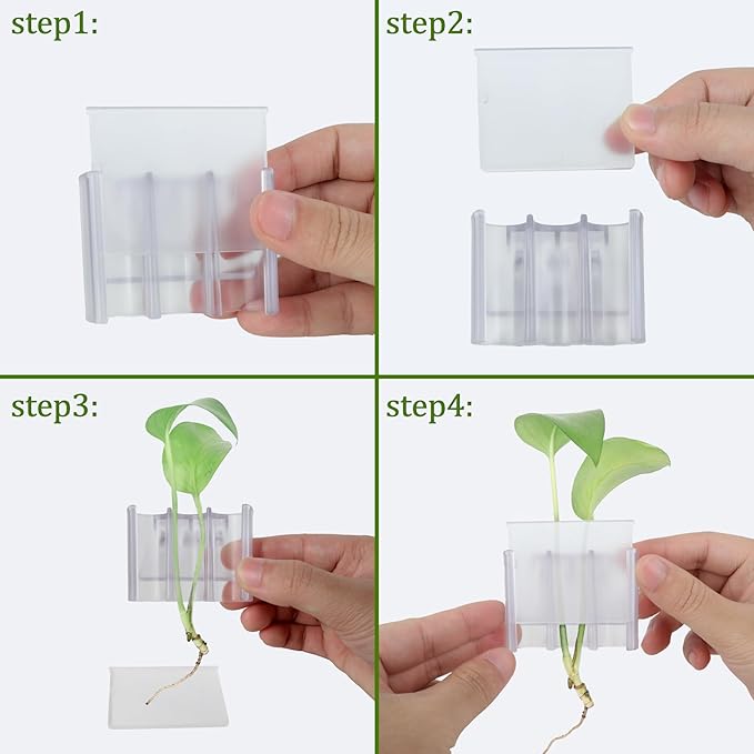 3 Holes Upgraded Aquatic Plant Cup Aquarium Plant Holder for Tank,Aquascape Accessories Decorations- White 2 Pcs