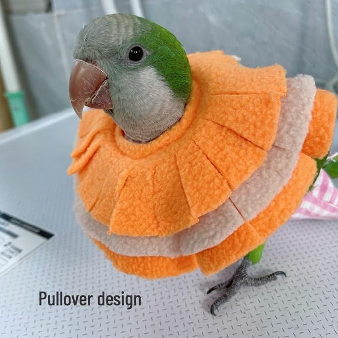 Bird Collar Anti Bite Elizabethan Recovery Cone, Bird Neck Protector for Feather Plucking, Bird Neckwear Full Body Shield for Parakeet Color Randomly (Mynah)