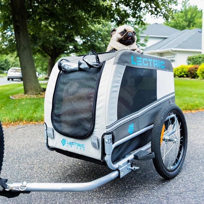 Lectric eBikes Pet Trailer for Medium Sized Pets