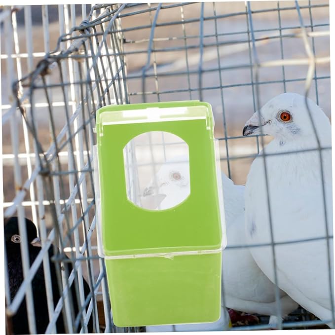 4pcs Quail Feeder Pigeon Supplies Bird Cage Feeder Bowl Sturdy Material Bird Feeding Watering Supplies