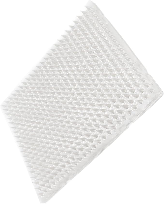 8Pcs Cat Mat, PVC Recyclable Deterrent Scat Mat for Cats Dogs, Effective Prevention for Indoor Outdoor Use, Large Coverage Area with Interlocking Design, Rugged and Relia