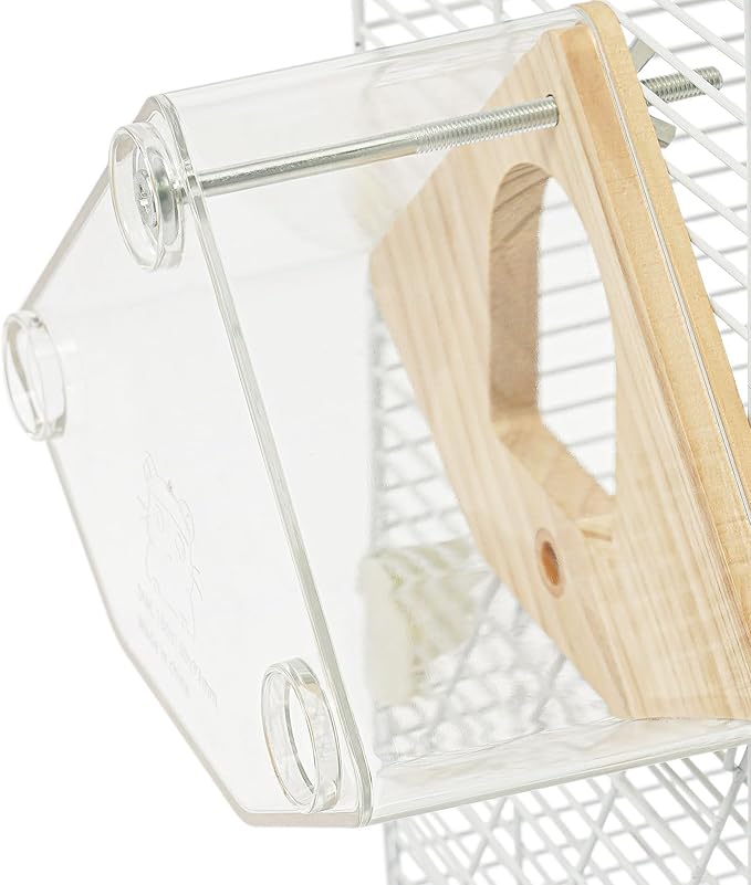 30 Inch Iron Bird Cage with Stand for Parakeets Cockatiels Conures Lovebirds Parrots, Two-Tier Metal Birdcage for Small to Medium Birds, Easy Access Double Doors
