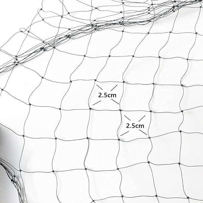 Cat Balcony Rail Net Cat Anti-Fall Netting Pet Balcony Mesh Fence Net Dog Fence Nets Black Nylon Pets Anti-Fall Mesh Fence, 10 x 20ft
