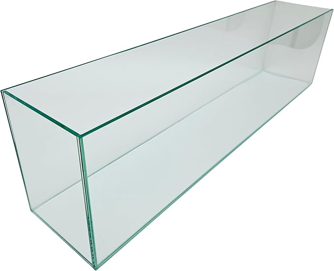 Lifegard Aquatics Bookshelf Aquarium – 16 Gallon Clear Glass Fish Tank with 6mm Thick Glass– for Freshwater/Marine, Leak-Proof, Home/Office Decor