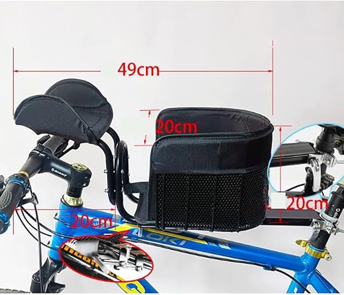 Pet Bike Basket for Small Dogs – Lightweight Steel Bicycle Dog Seat with 3-Sec Quick Release, Anti-Slip Clamp, Front Paw Perch & Padded Liner