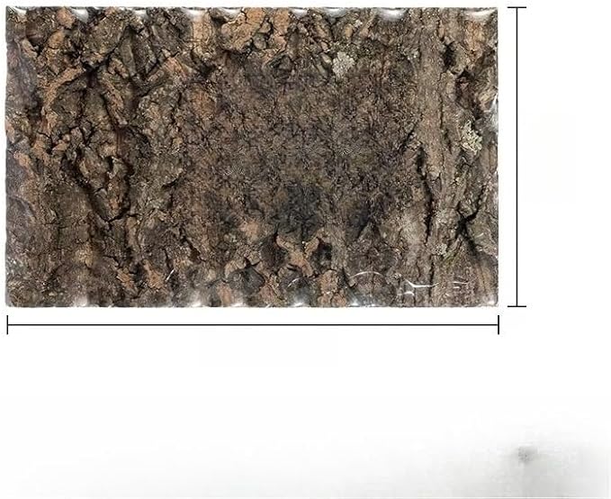 Natural Reptile Cork Tile Background – Tree Bark Terrarium Decoration and Climbing Wall Mat for Lizards, Snakes, Frogs, Turtles – Enhances Habitat, Climbing, and Display (29.2 * 17.7cm)