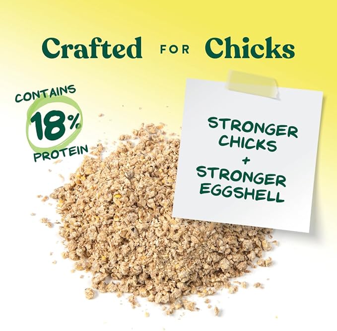 Manna Pro Medicated Chick Starter Grower Feed – High Protein Crumbles with Amprolium for Coccidiosis Prevention – Complete Chicken Feed for Baby Chicks and Pullets – for Healthy Growth – 5 lb Bag