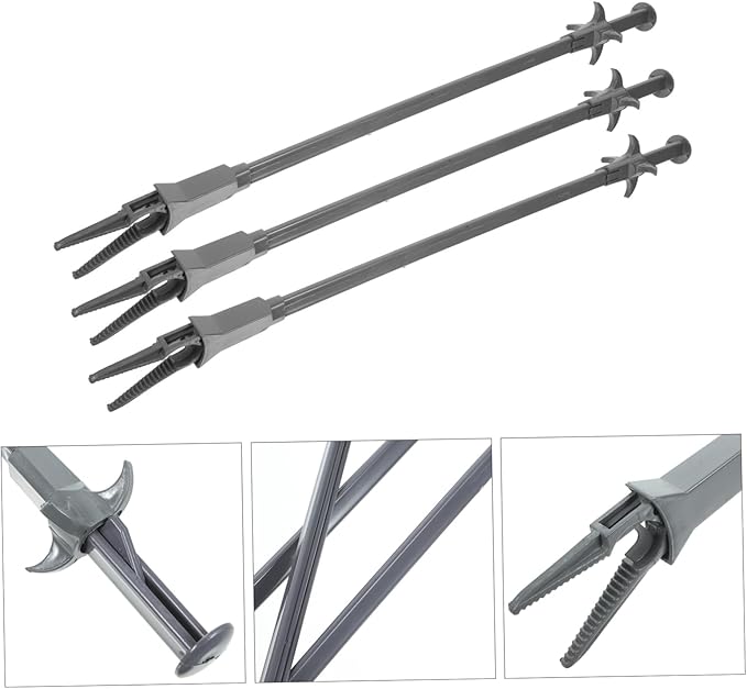 3pcs Professional Feeding Tongs for Aquarium and Terrarium Use Handle Ergonomic Design for Feeding and Tank Cleaning