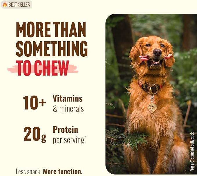 Natural Farm Odor Free Bully Sticks (4 Inch, 10 Pack) for Small & Medium Dogs - 100% Beef Chews for Pups, Non-GMO, Grain-Free, Fully Digestible Long Lasting Dog Treats