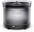 Homerunpet Cordless Cat Water Fountain, 7800mAh Battery, 30-Day Runtime, Easy-Clean Detachable Design, Transparent Tank, Motion Sensor, Black