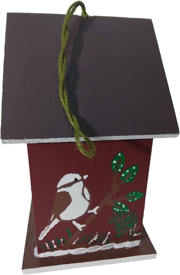 unique blue bird house outdoor