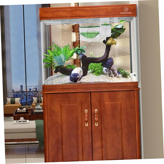 POPETPOP Isolated Breeding Tank for Fish Eggs Self-Guided Incubator Box Transparent Hatching Case Safe Environment for Newborns Protects Young Fish from Adults