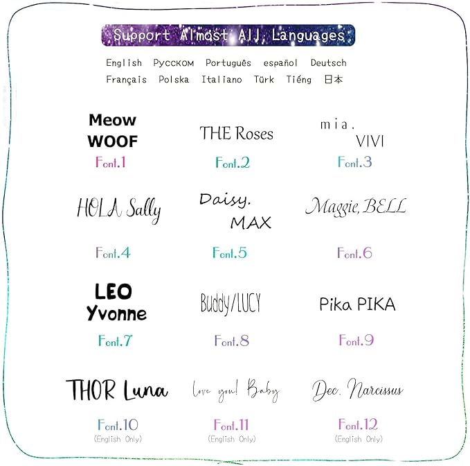 Cats Dogs ID Tags Personalized Lovely Symbols Pets Collar Name Accessories Simple Custom Engraved Products for Extra Small Four Legged Child Necklace Chain Anti-Lost Shiny Stainless Steel Charm