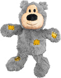 KONG Wild Knots Bears - Durable Dog Toys with Internal Knotted Ropes and Minimal Stuffing for Less Mess (Assorted Colors) (Medium/Large (2 Pack))