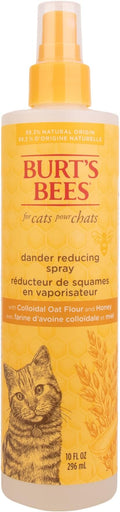 BURT'S BEES FOR PETS Cat Dander Reducing Spray with Colloidal Oat Flour and Honey, Waterless Cat Grooming Spray for Dry Skin and Dandruff Control, Cat Dander Remover for Allergy Support, 10 Fl Oz
