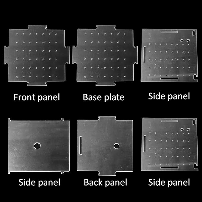 3 x 3 x 3 inch Acrylic Fish Breeding Box, Transparent Isolation Hatchery Incubator with Suction Cups for Guppy Shrimp Small Baby Fishes Aquarium Nursery Tank
