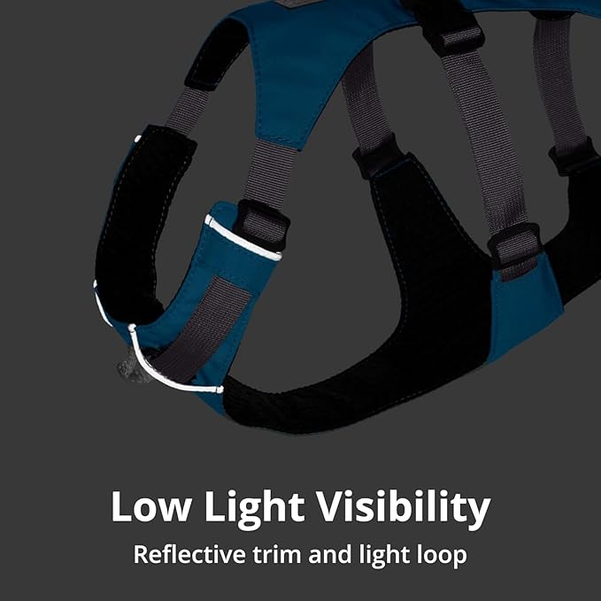 Ruffwear, Flagline Dog Harness, Lightweight and Reflective, No Pull Dog Lift Harness for Hiking, Running and Everyday Use, Alpenglow Pink, Small