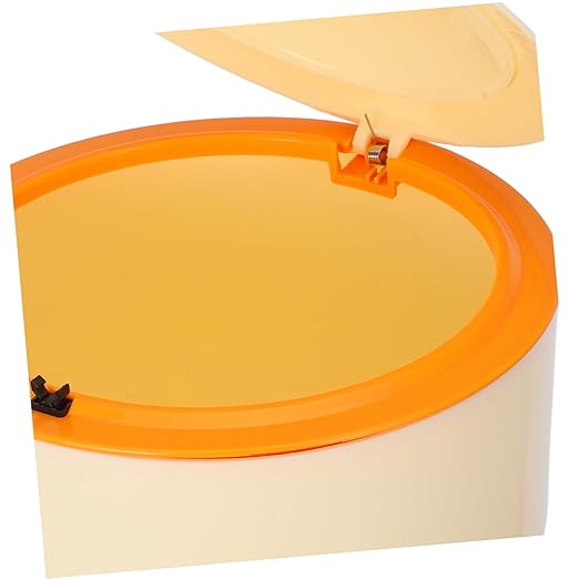 1set Cat Litter Disposal Bin Lid Capacity Trash Can for Pet Waste Reusable Trash Bin for Bathrooms Offices