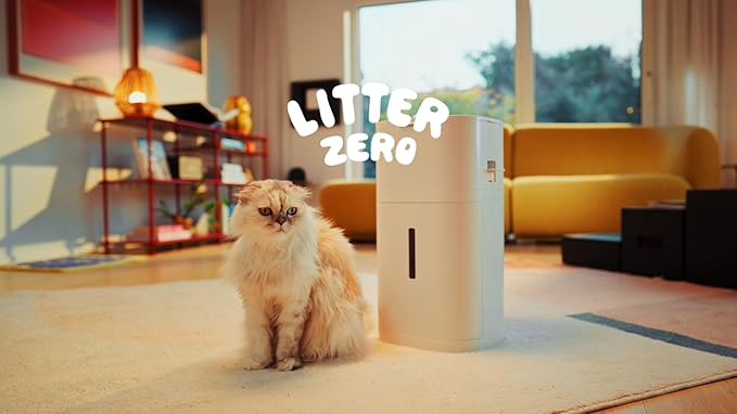 Litter Zero Base Set (Includes 1 Refill, Scoop) + 3 Additional Refill Pack
