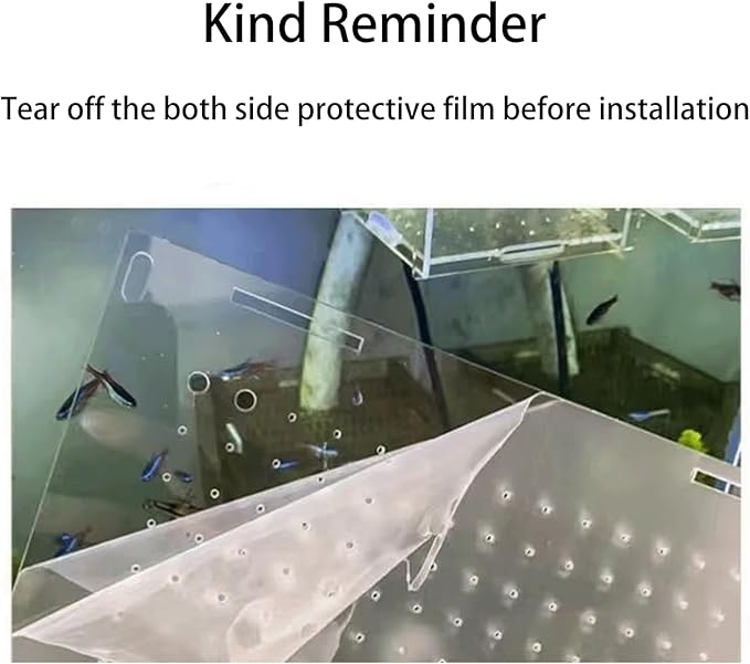 Generic Acrylic Fish Breeding Box, Magnetic Fish Isolation Box for Aquarium Hatchery Incubator Tank for Baby Fishes Shrimp Clownfish Guppy