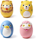 SCHITEC Squeaky Puppy Toys, Interactive Animal Dog Toy, Latex Rubber Balls for Puppies Mini Small Breed Dogs