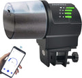 DXOPHIEX WiFi Fish Feeder Automatic Fish Feeder Automatic Dispenser Vacation for Aquarium and Turtle Tank with Feeding Ring