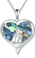 KZX Cat/Dog/Phoenix/Eagle/Whale/Shark/Puffin/Starfish/Chicken/Butterfly/Owl/Bee/Frog/Seahorse Necklace Sterling Silver Animal Pendant Jewelry Gift for Women